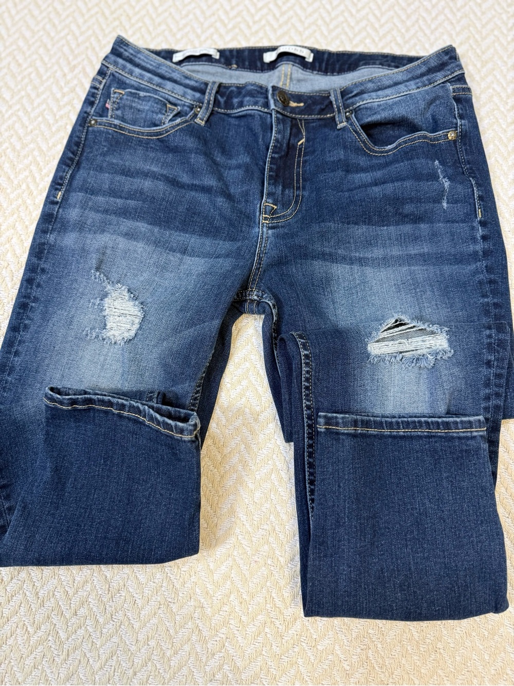 Vigoss Thompson Tomboy Distressed Skinny Jeans 30 P11572A - Picture 3 of 13